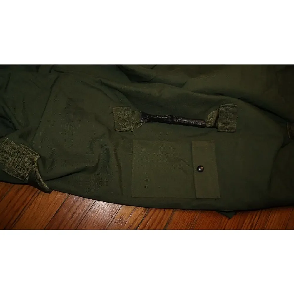 US Military Army Duffel Bag Green Nylon Heavy Duty Camping 35